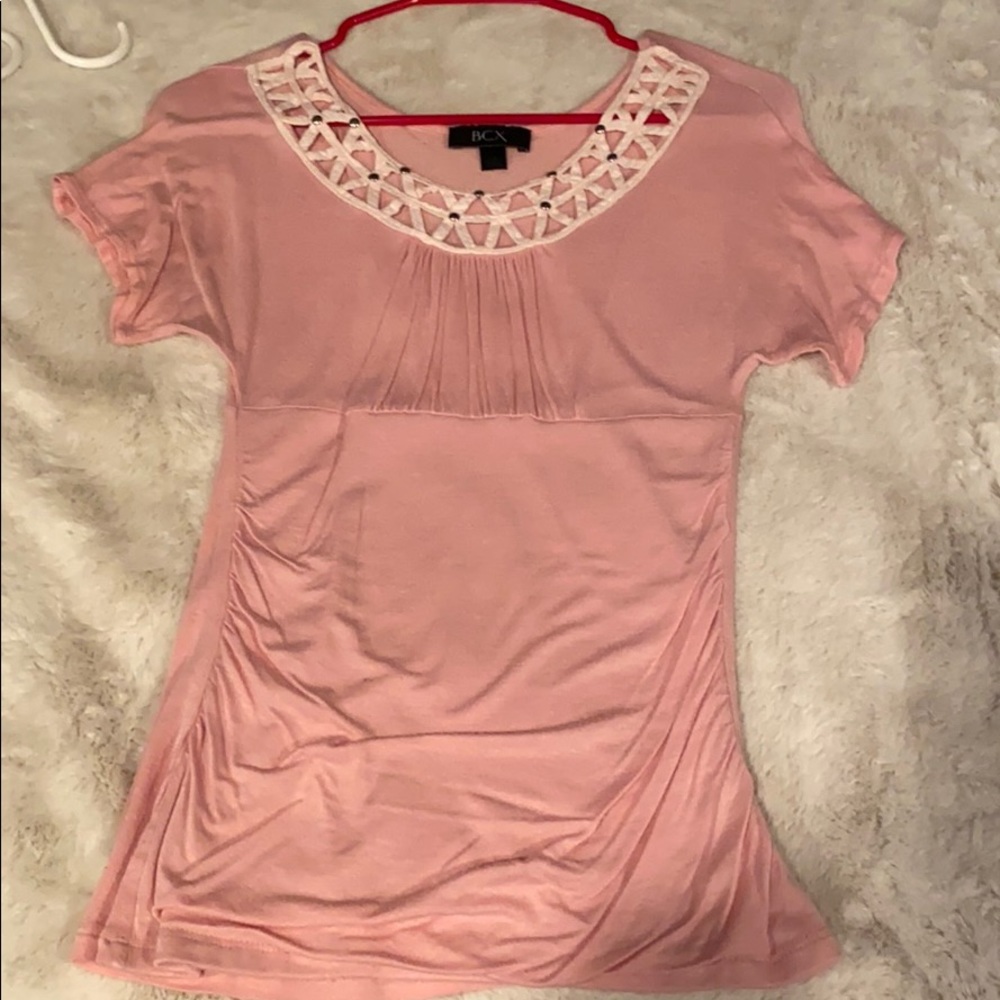 BCX pink blouse